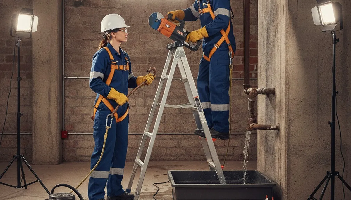 Emergency plumber repairing a Mesa, AZ home leak for fast same-day service