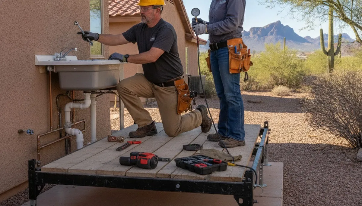 Mesa, AZ plumbing repair technician serving homes and businesses with fast, reliable service