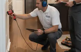 Leak detection service widget for plumbing repairs in Mesa, AZ